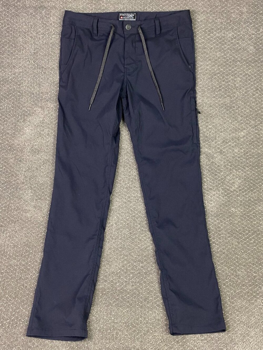 686 Everywhere Pants Mens 32x32 Fit 34x32 Slim Fit Navy Blue Cargo Technical